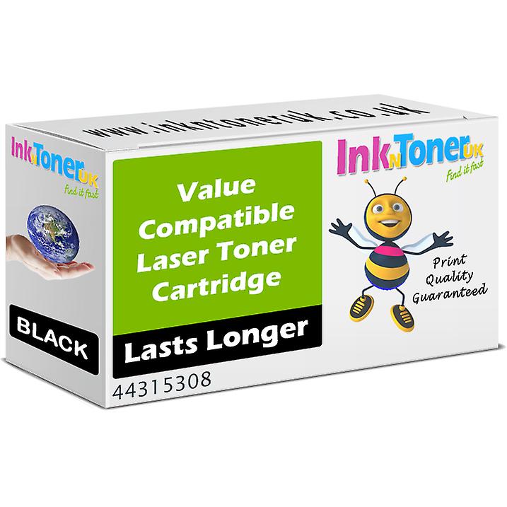 Kompatible Oki 44315308 Sort tonerpatron (44315308)