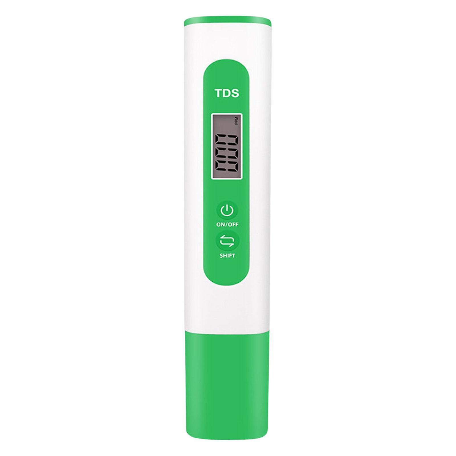 Water Meter Tester LCD Screen, Measurement for Indoor Drinking water green