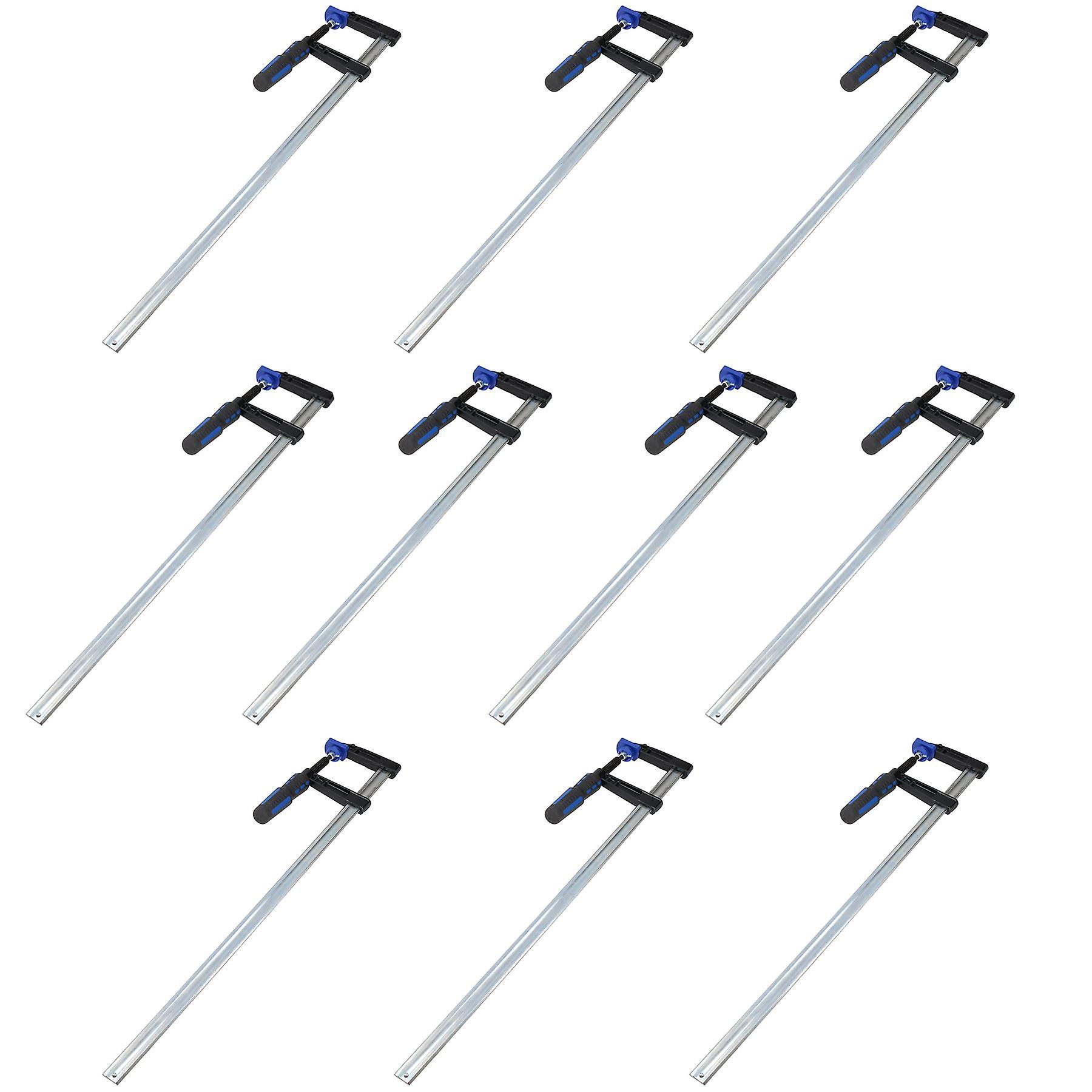 Sliding F Clamp Bar Profile Clamp Holder Fastener Fastening 600mm x 80mm 10pc