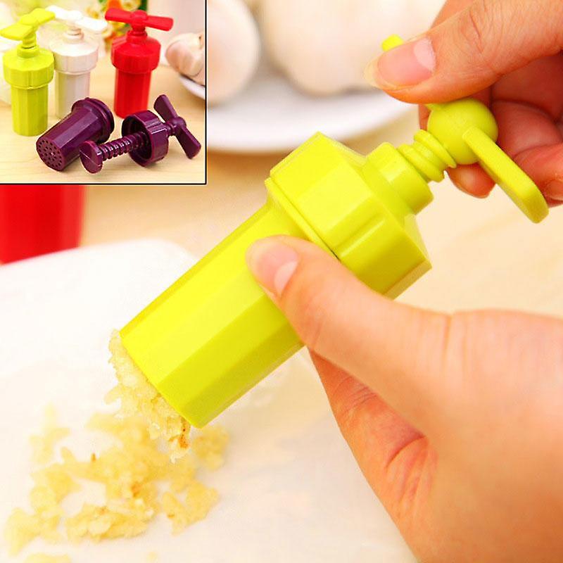 Ginger Garlic Manual Press Twist Cutter Crusher Plastic Peeler Kitchen Tools