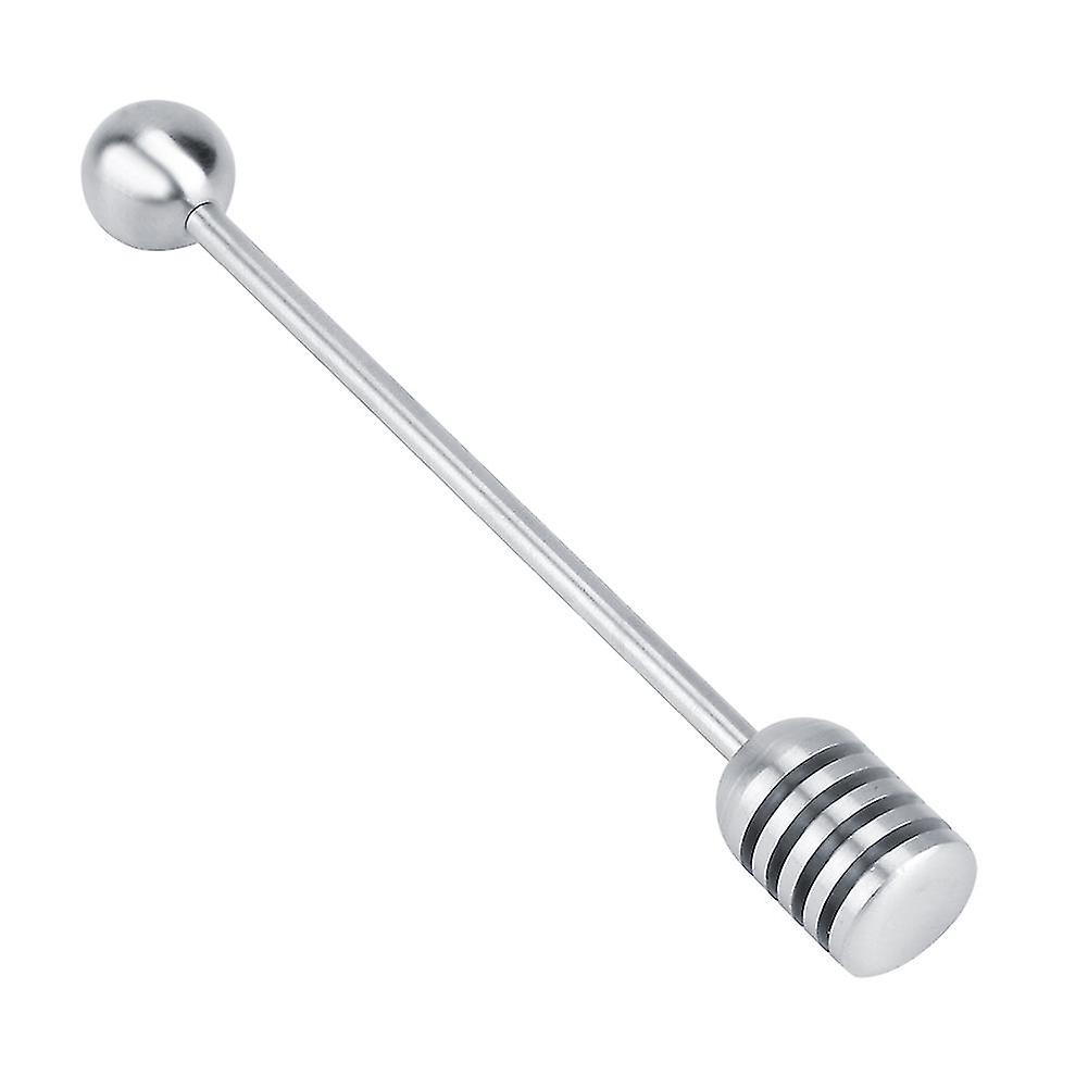 Honey Dipper Stainless Steel Honey Stirrer Spoon Anti-Rust Mixing Stick Tool for Honey Jam Jar Dispense
