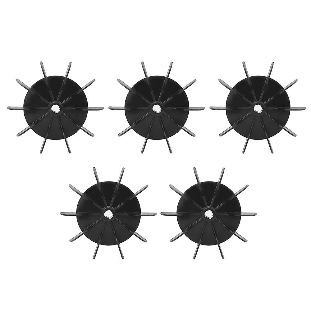 5 Pcs Direction Connection Fan Blade 13mm 10-Blade Impeller Air Compressor Motor Fan Accessory