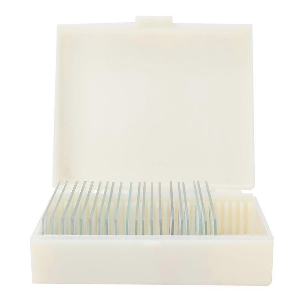 20pcs Microbiological Bacterial Specimens Biology Microscope Slices Lab Specimen