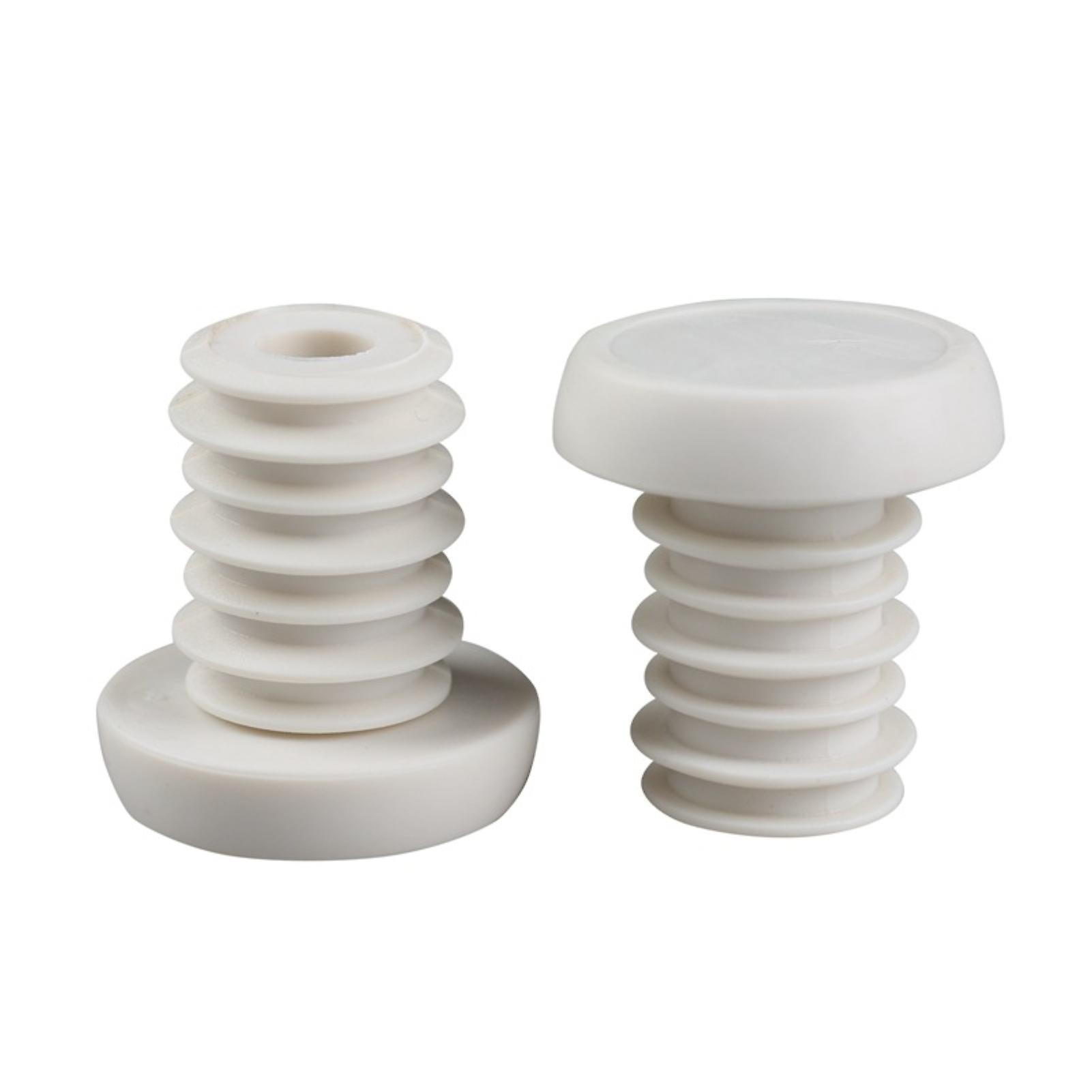 1 Pair MTB Bike Bar End Caps Anti-Vibration Bright Color Solid Wear-Resistant Bar End Plugs