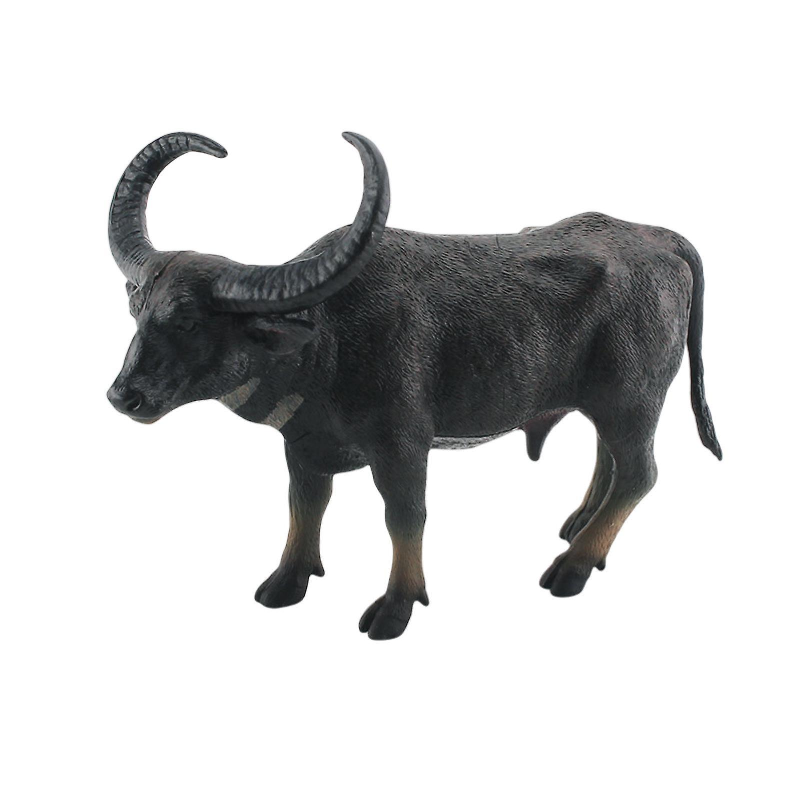 Cattle Figurine Realistic Water Buffalos Bull Cow Muskox Miniature