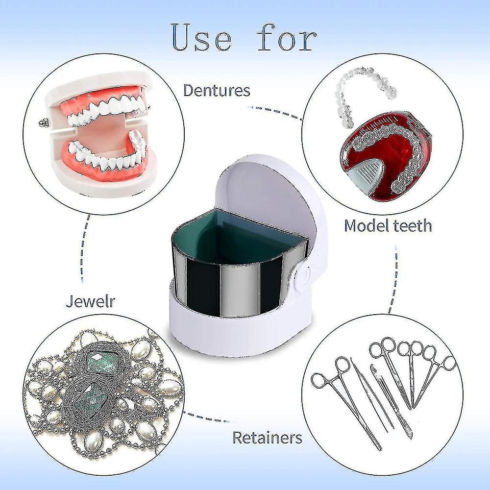 Sonic Denture Cleaner / Schoon Kunstgebitten Professioneel