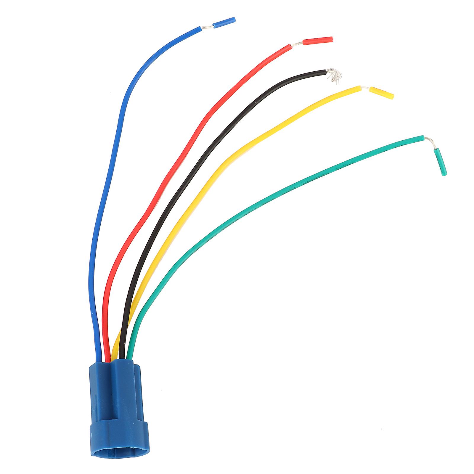 12V 0.6in Blue LED Push Button Switch Self Lock Waterproof