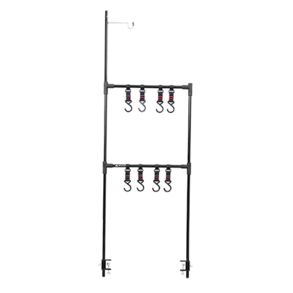 Cookware Hanging Rack Storage Camping Rack Set for Barbecue Lamp hook