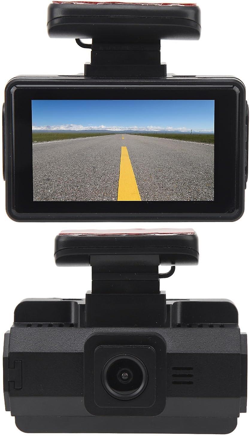 Dash Cam Front and Rear, Dual Dash Camera with 3 Inch HD IPS Screen, DVR Car Dashboard Camera with N