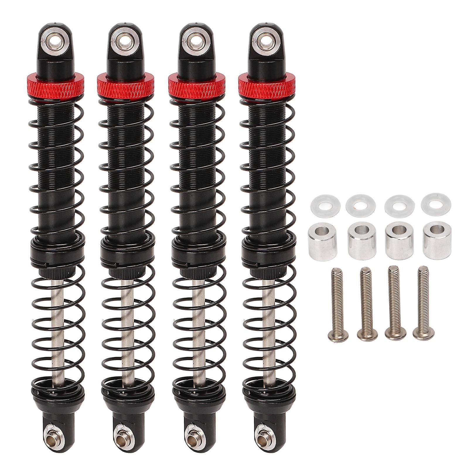 4Pcs Universal RC Stoßdämpfer CNC-gefräste Aluminiumlegierung Hochfeste RC Feder Stoßdämpfer 120mm