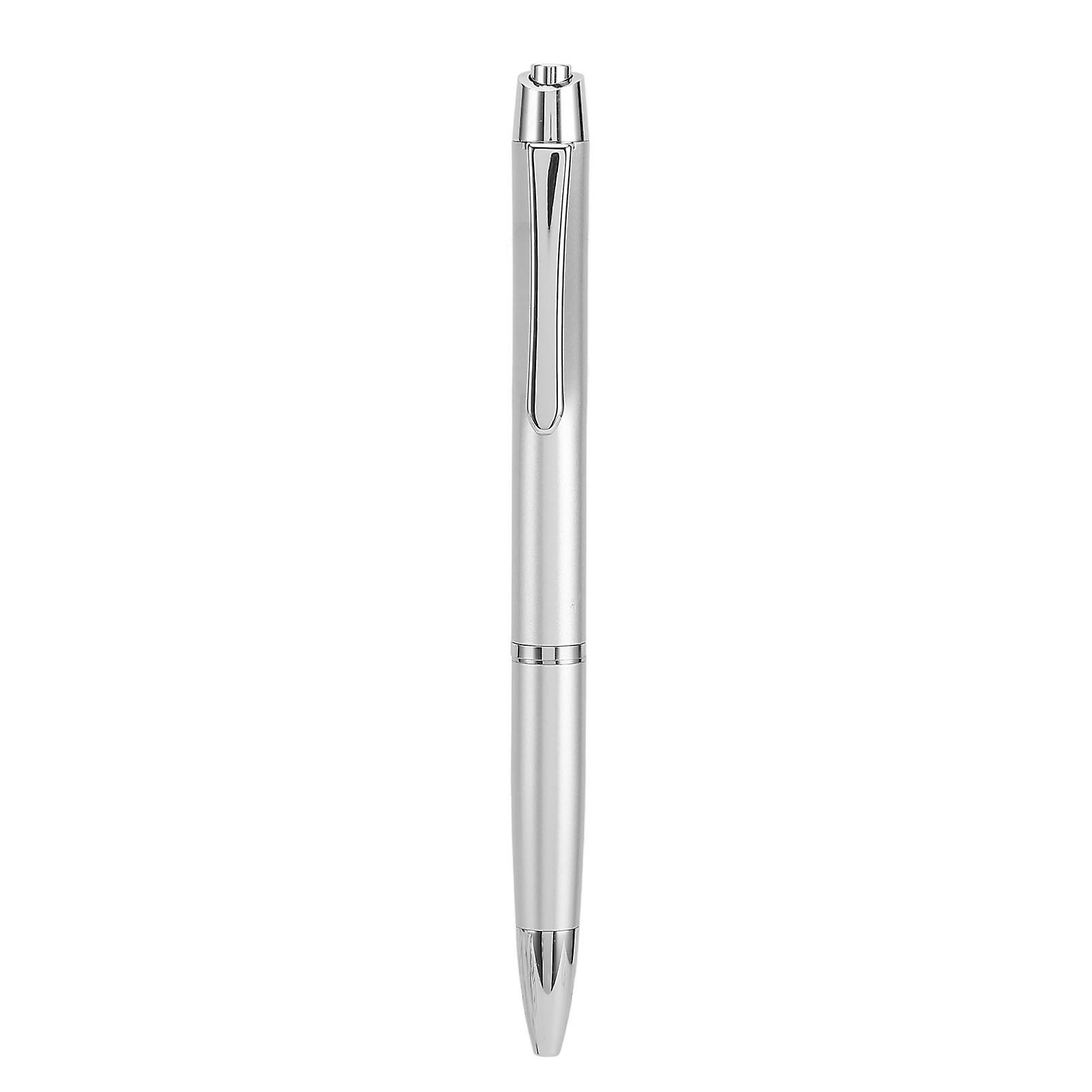 Voice Recording Pen Intelligent Noise Reduction Voice Activated Portable Digital Voice Recorder Pen for Lecture Meeting Neutral English, Fine Pen wit