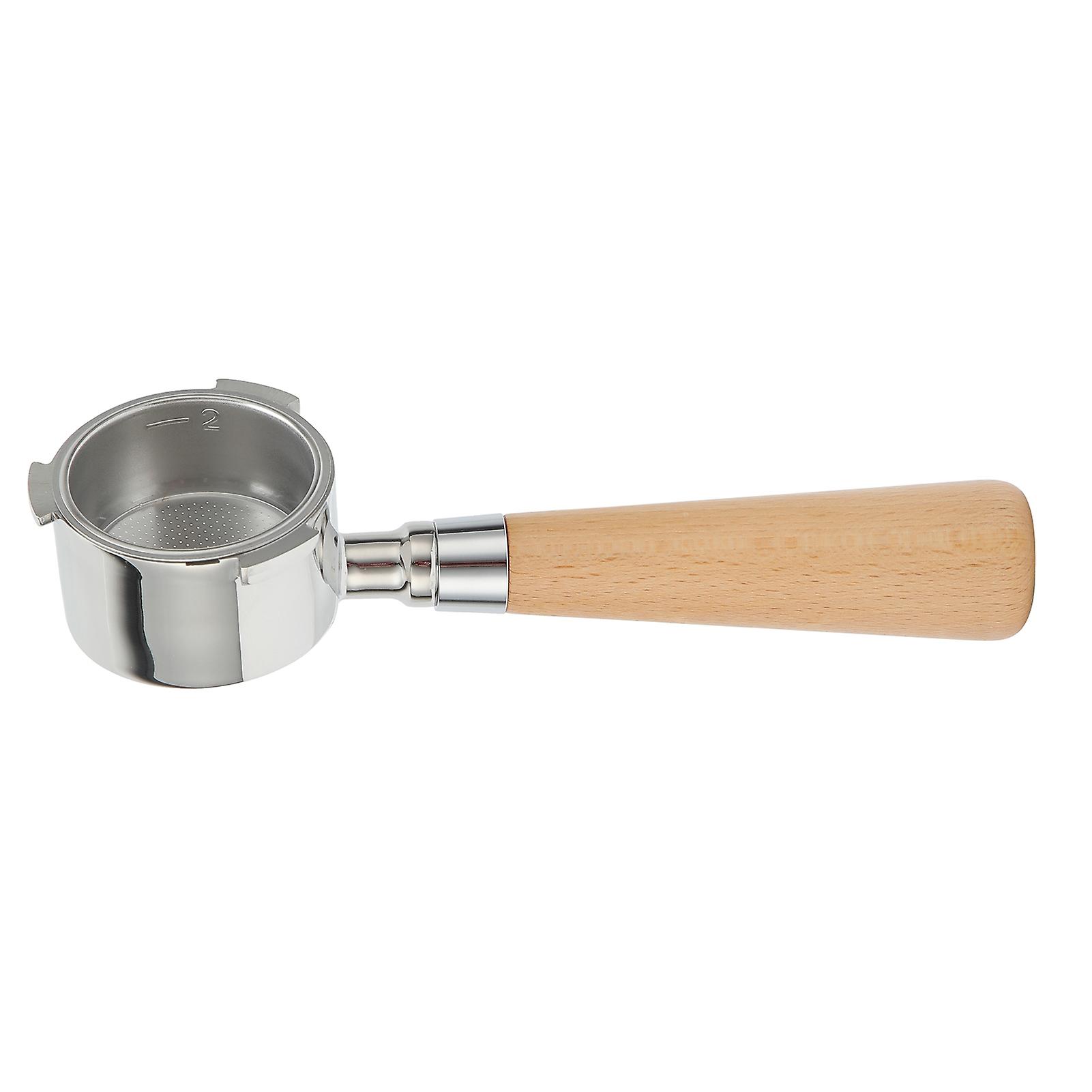 Delonghi 51mm Ohrloser Siebträger mit Buchenholzgriff