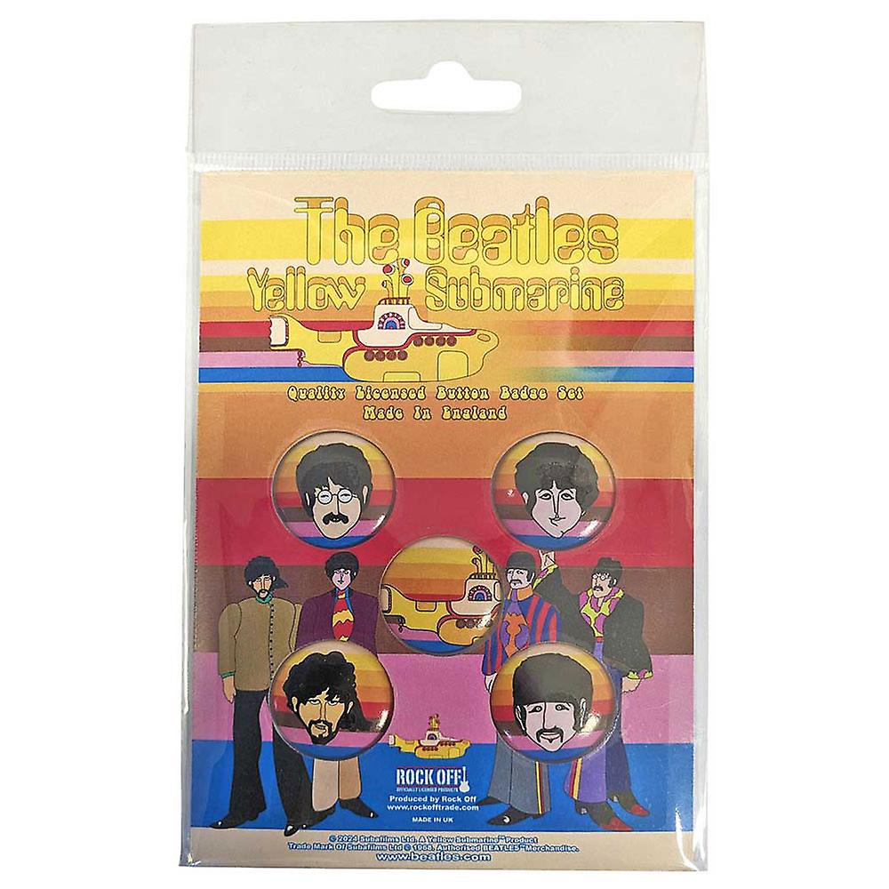 The Beatles Yellow Submarine Portraits Button Badge Pack
