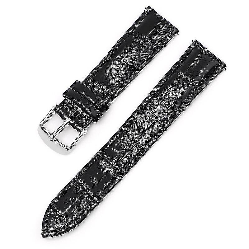 18/19/20/21/22/24MM pulseira de couro genuíno pulseira bambu grão pulso pulseira relógio