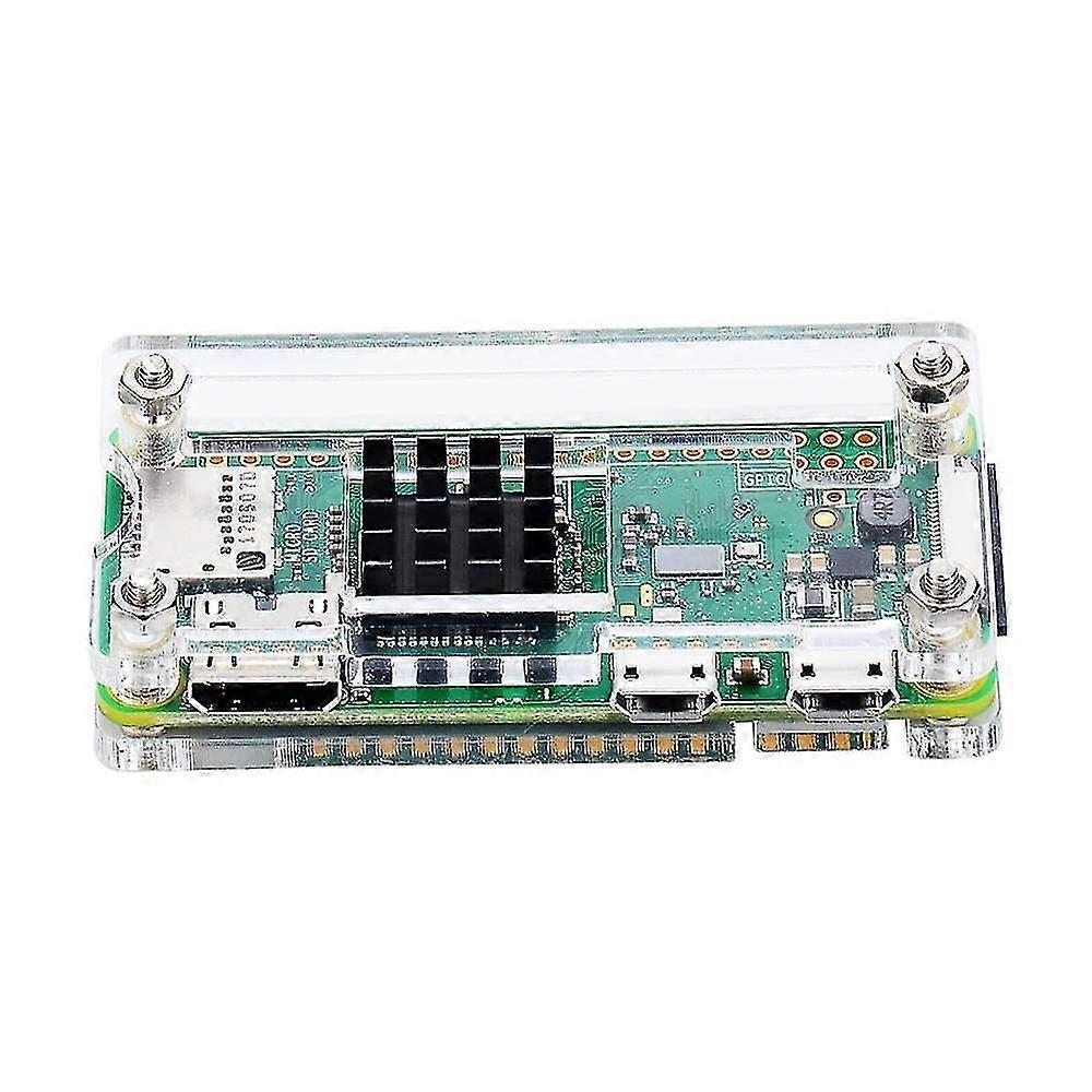 Akrylowa obudowa 4 w 1 zestaw do Raspberry Pi Zero W i Pi Zero z radiatorem