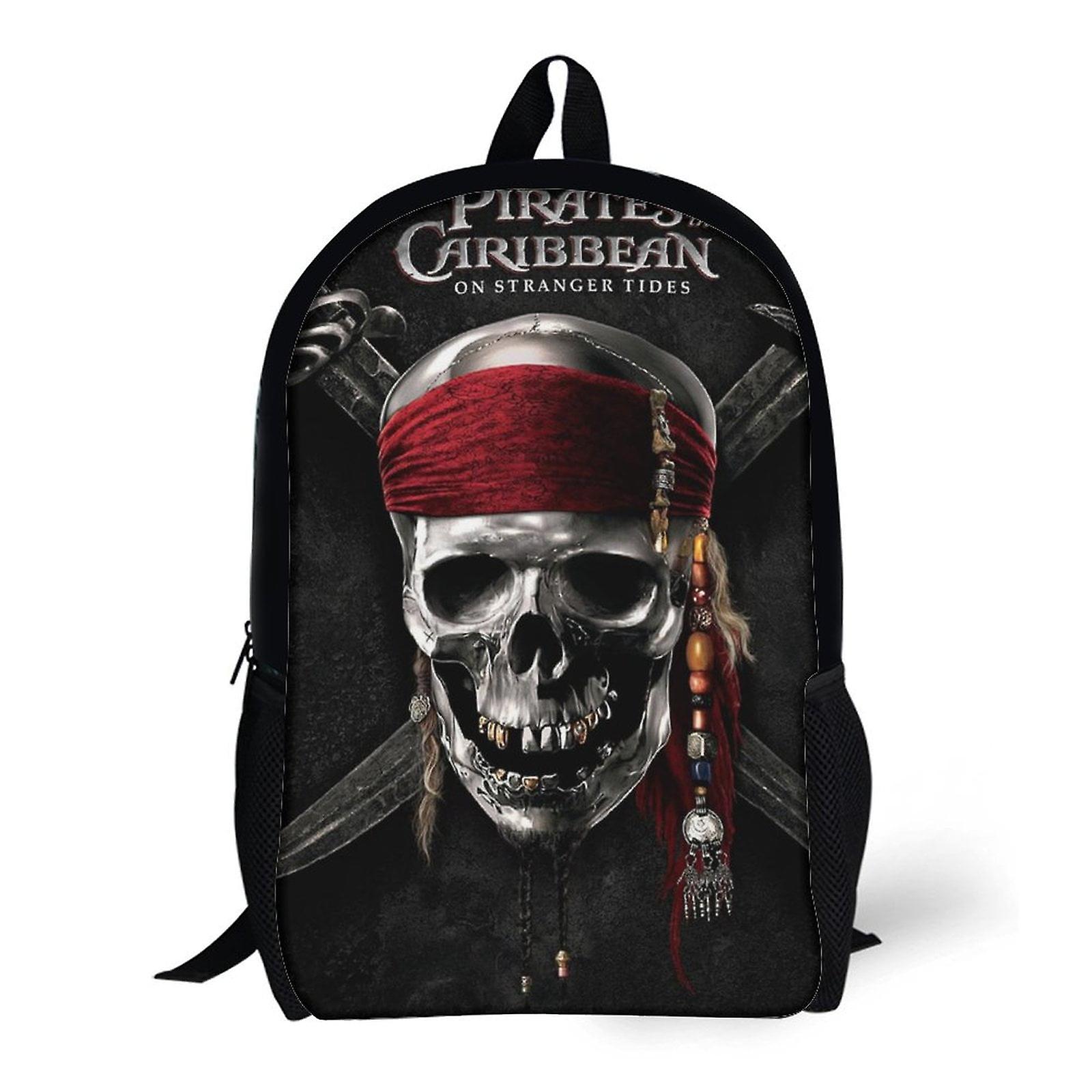 Captain Jack Sparrow Johnny Depp  Shoulder Backpack School Bookbag
