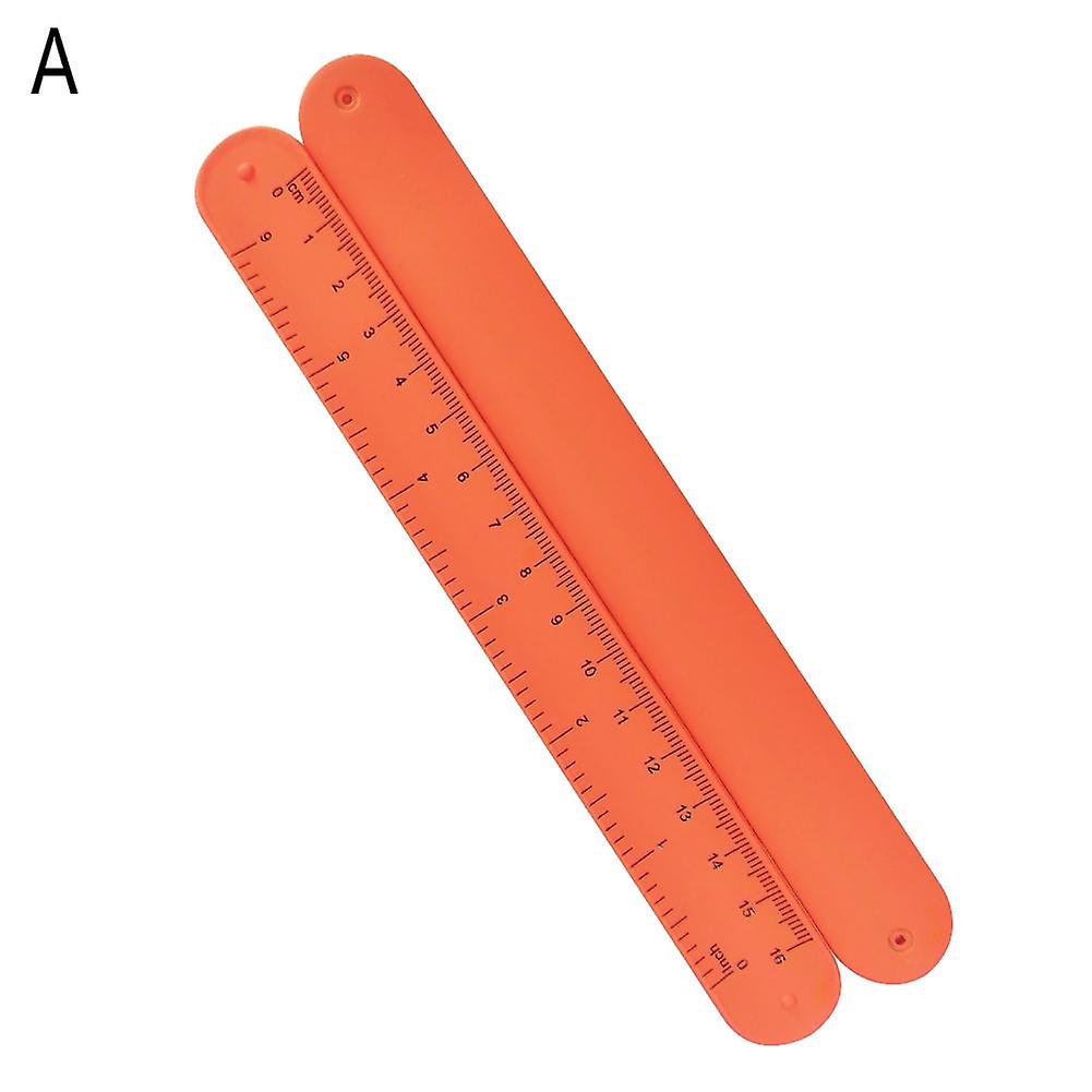 Righello Slap Braccialetti Snap Braccialetti Scala Colorata Braccialetti In Silicone Per I Bambini