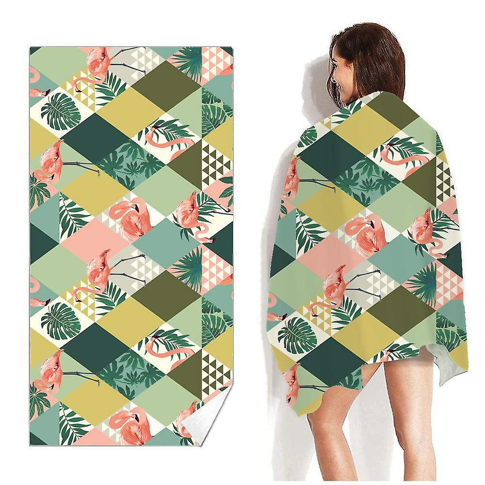 Quick Drying Beach Towels Microfiber Printing Sand Prevention Blanket Bt84