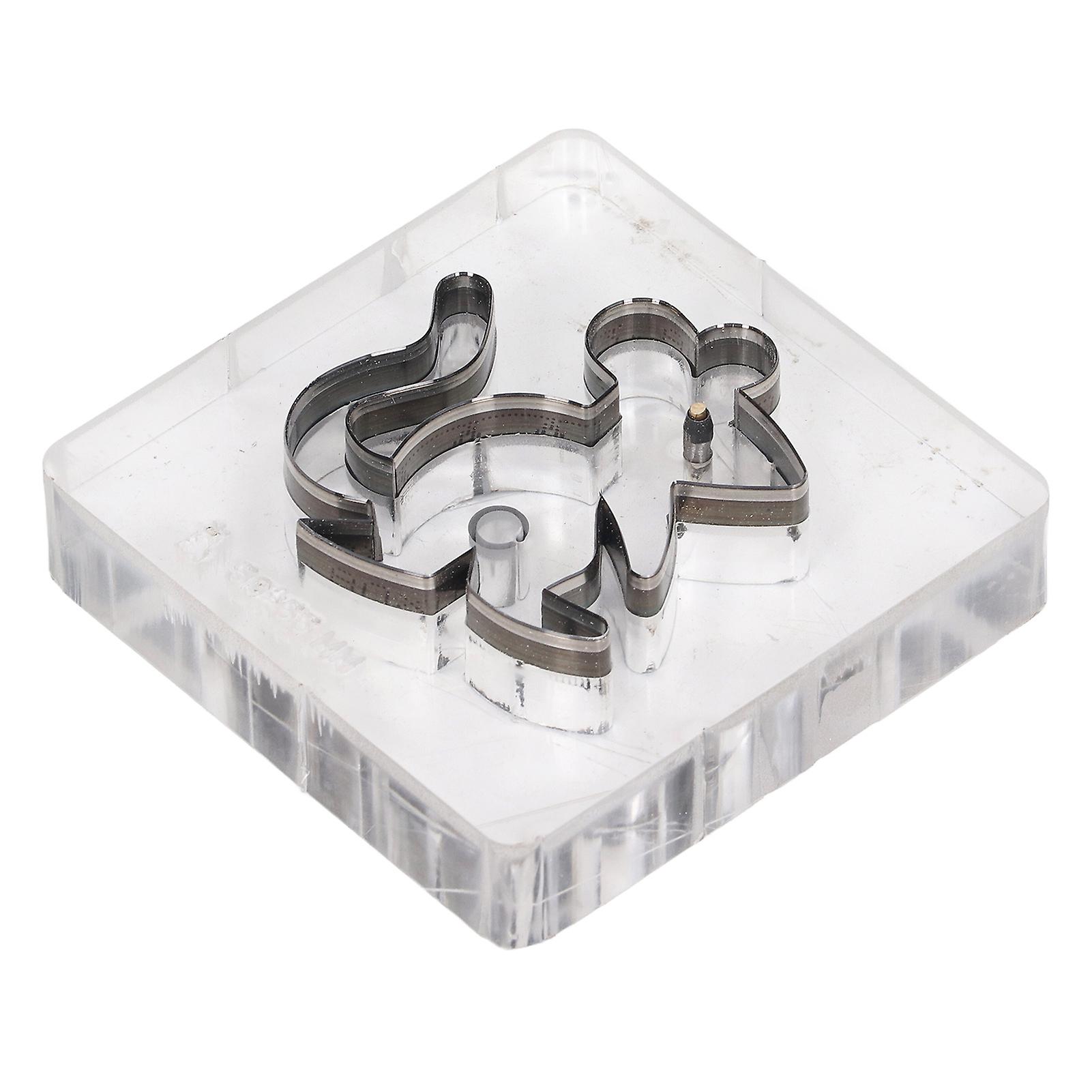 Mouse-shaped leather punching die precise cutting, suitable for DIY processing