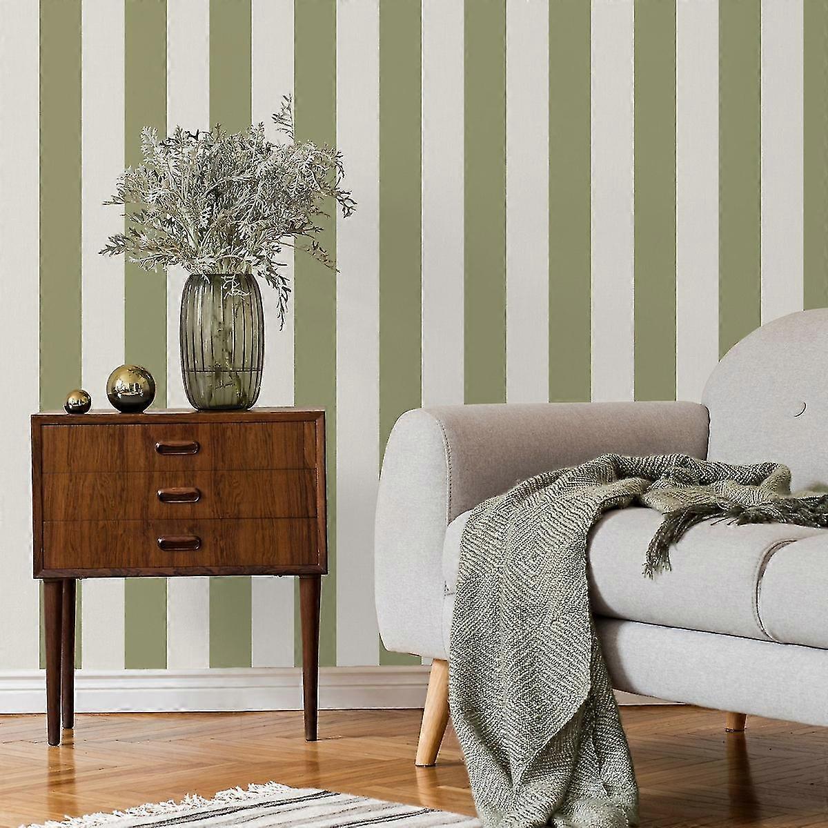Juliette Stripe Texturierte Vinyltapete feines Dekor
