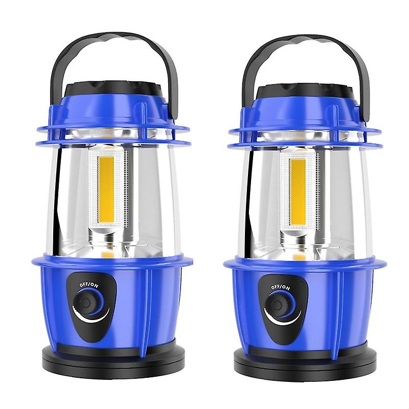 Portable Camping Lights With Dimmer Switch,cob Battery Powered Camping Lantern 300 Lumen Emergency L