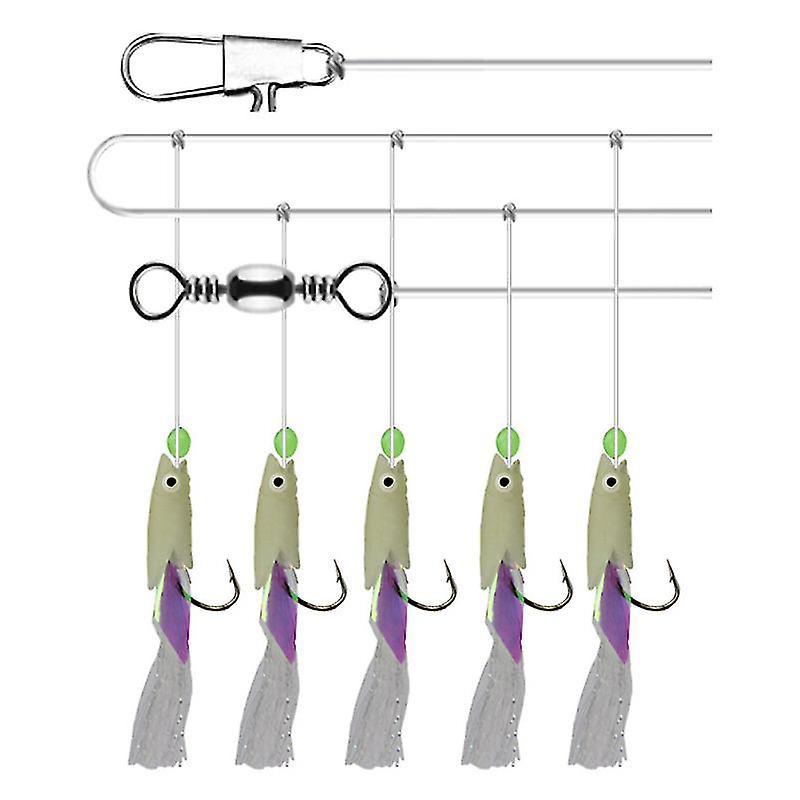 1pcs Hameçon de pêche lumineux