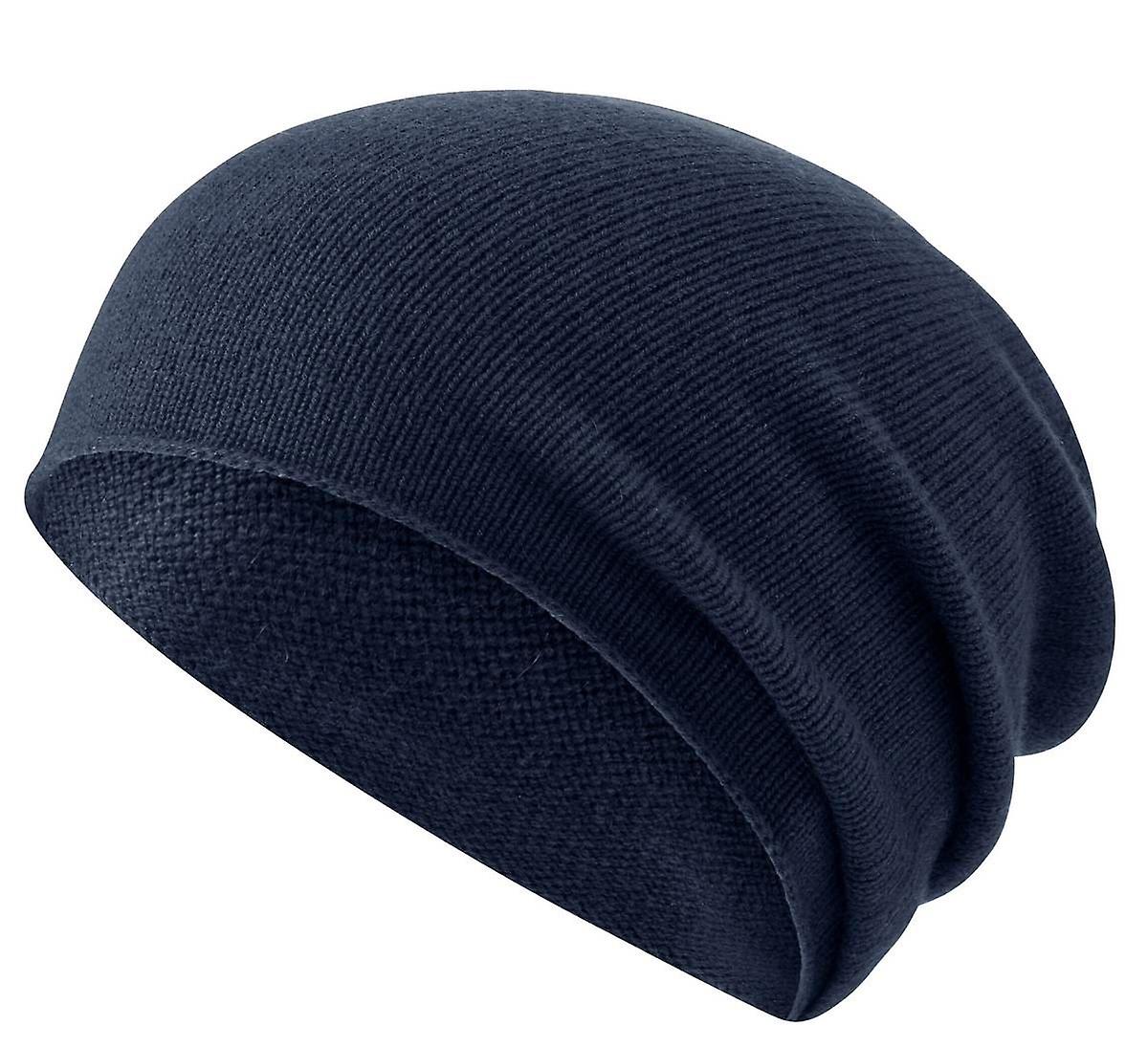 Falke Casual Knitted Cashmere Beanie - Space Blue