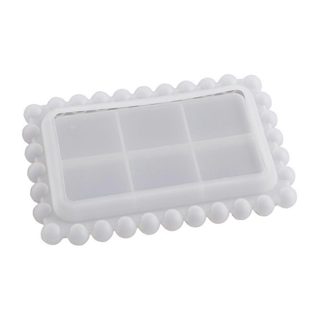 Tea Table Silicone Tray Mold Epoxy Dish Mold Suitable for Diy Resin Casting