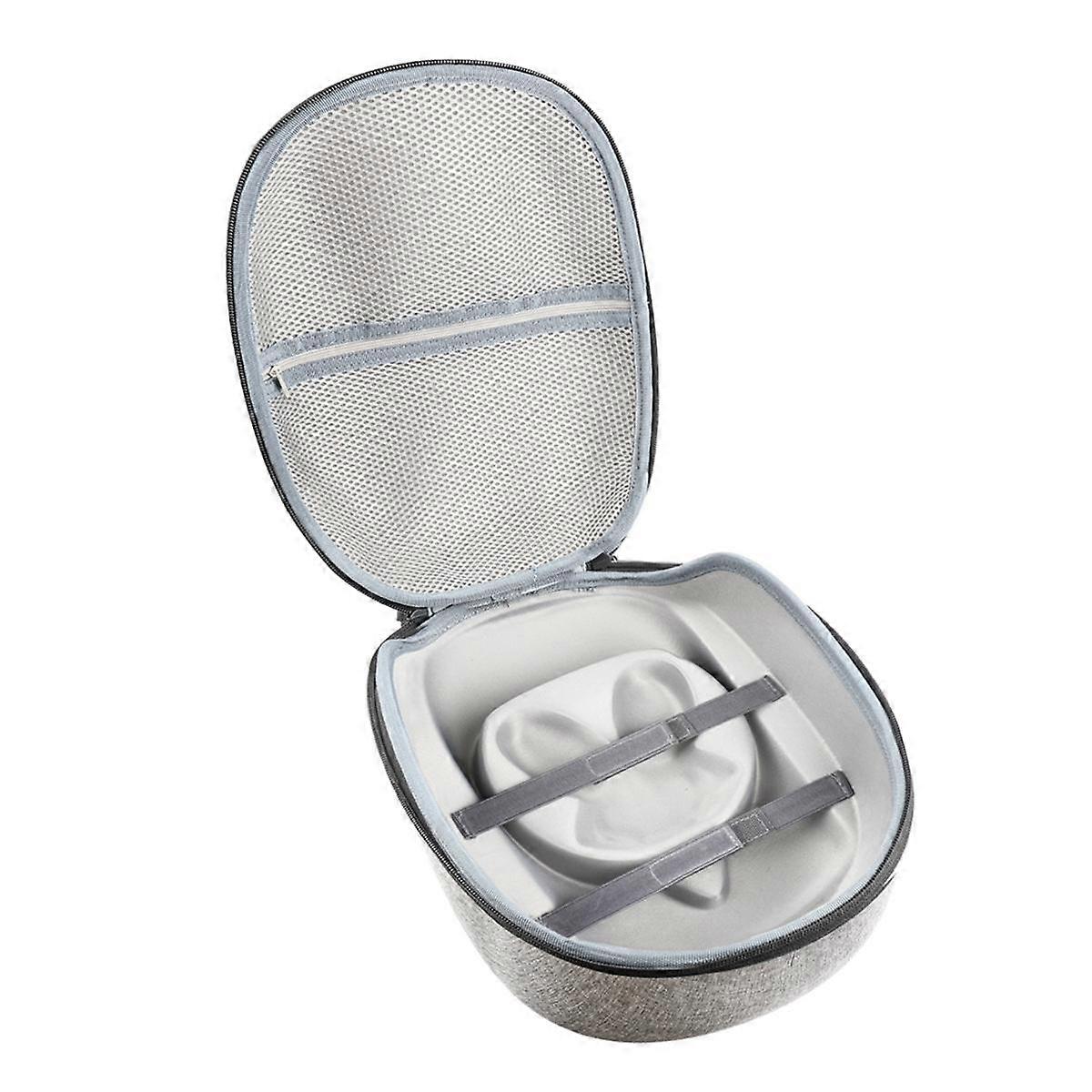 Carrying Case for 3 VR Headset Controllers EVA Hard Shell Storage Bag with Mesh for Meta Quest3 VR