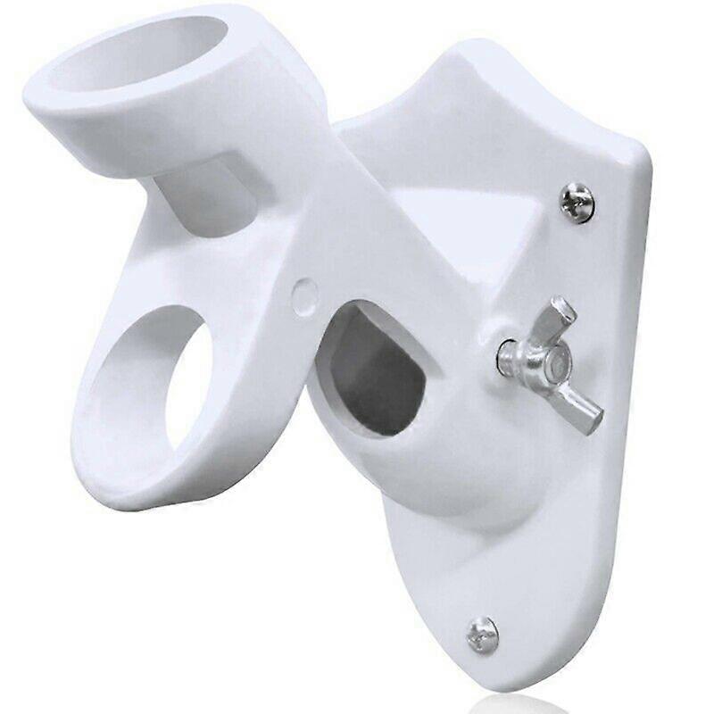 Aluminum alloy wall flagpole bracket removable and adjustable two-way flagpole fixed frame flagpole seat