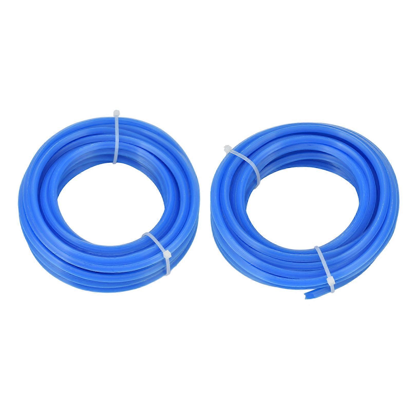 2PCS 4MM Trimmer Line Blue Nylon String Trimmer Line Lawn Mower Accessories for Husqvarna 5m / 16.4ft NO.5329
