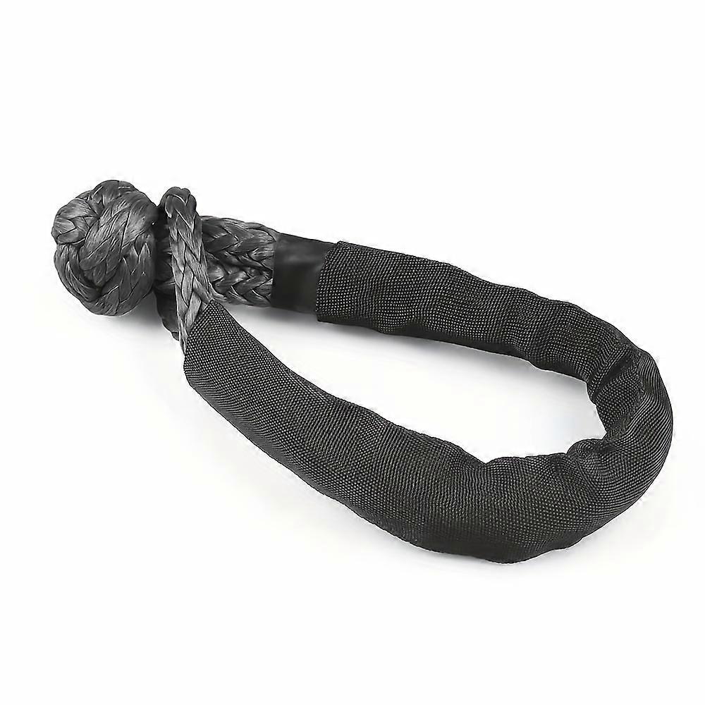 17ton, 37400lbs, Soft Shackle ATV UTV Tow Trailer Hook U Hook Winch Rope Knot Polyethylene Rope Rescue Refitting Self Rescue