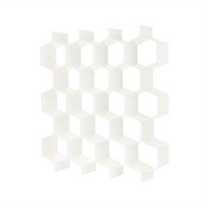8pcs Adjustable Honeycomb Storage Organizer - Customizable to Fit Your Needs, Easy-to-Assemble Grids, Transforming Cluttered Drawers into Tidy Spaces,