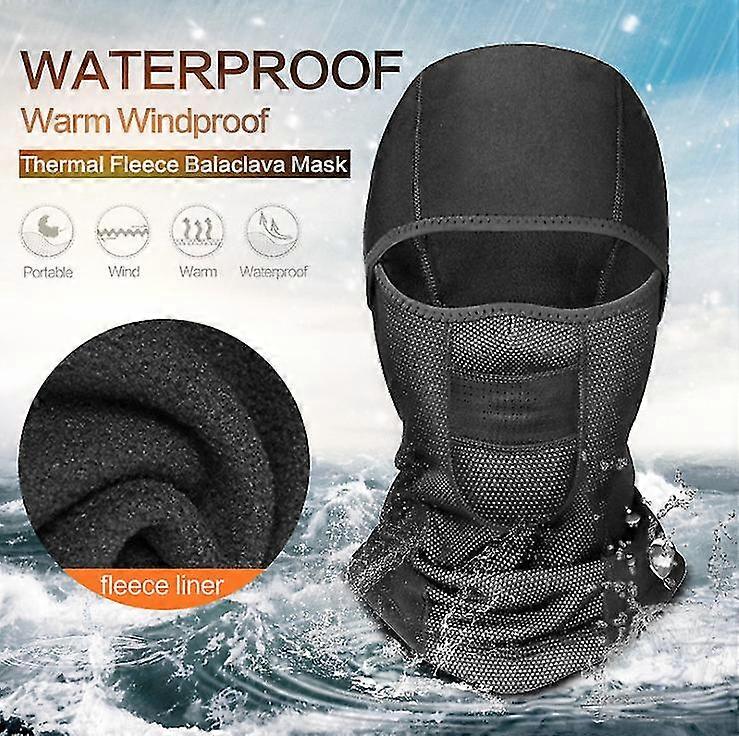 Cold Weather Balaclava Ski Mask Water Resistant And Windproof Fleece Thermal Face Mask