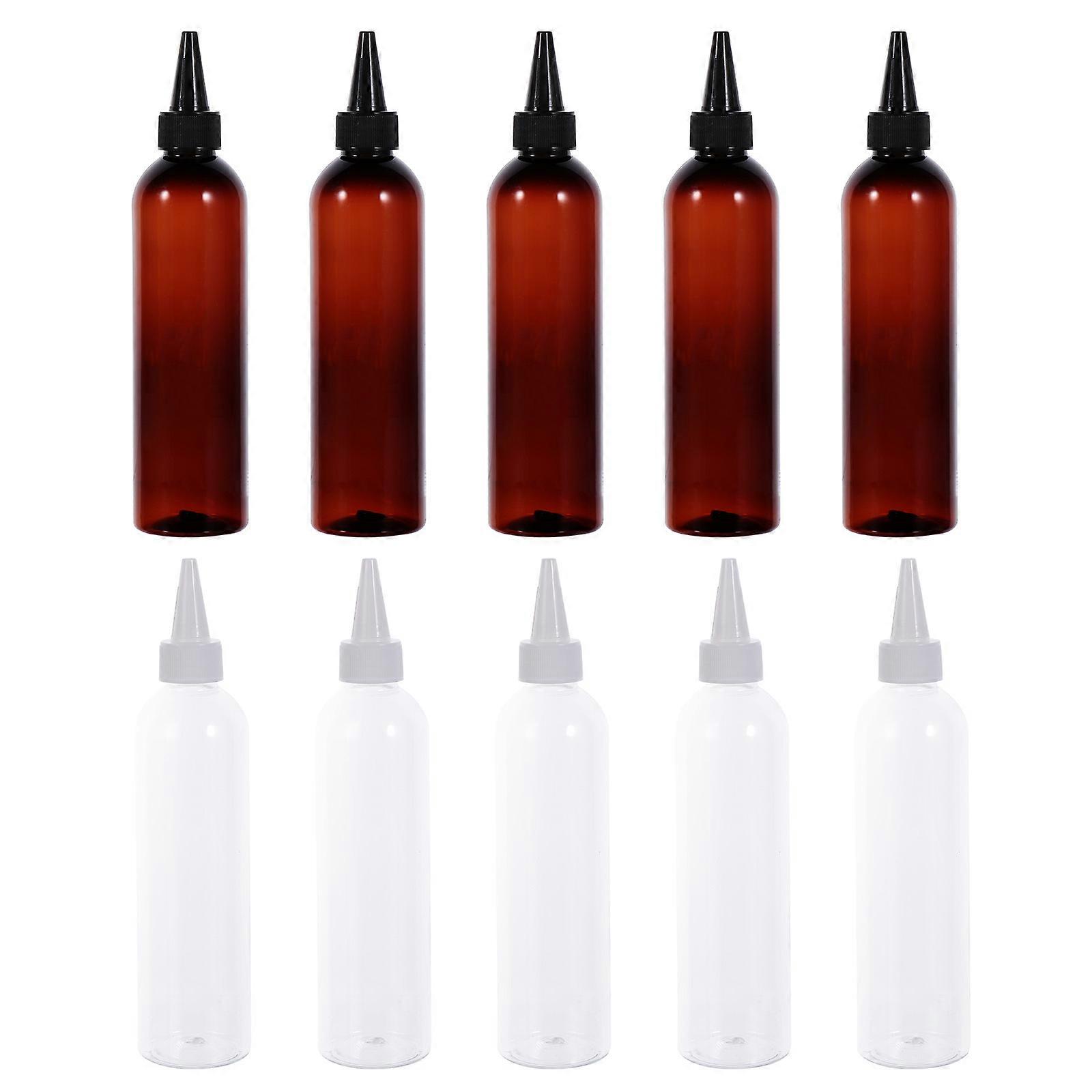 10Pcs 250ML Travel Bottles Lotion Shampoo Containers Refillable Portable Bottles