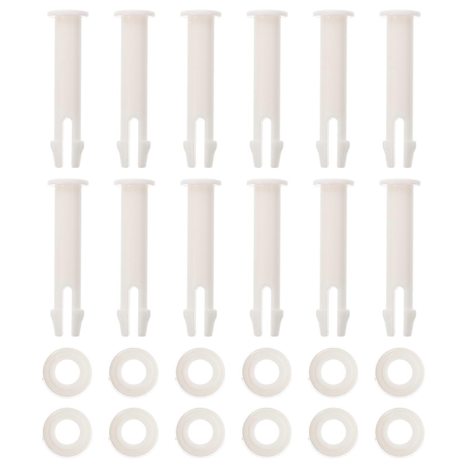 12pcs Outdoor Swimming Pool Frame Fixing Plastic Connector with Caps