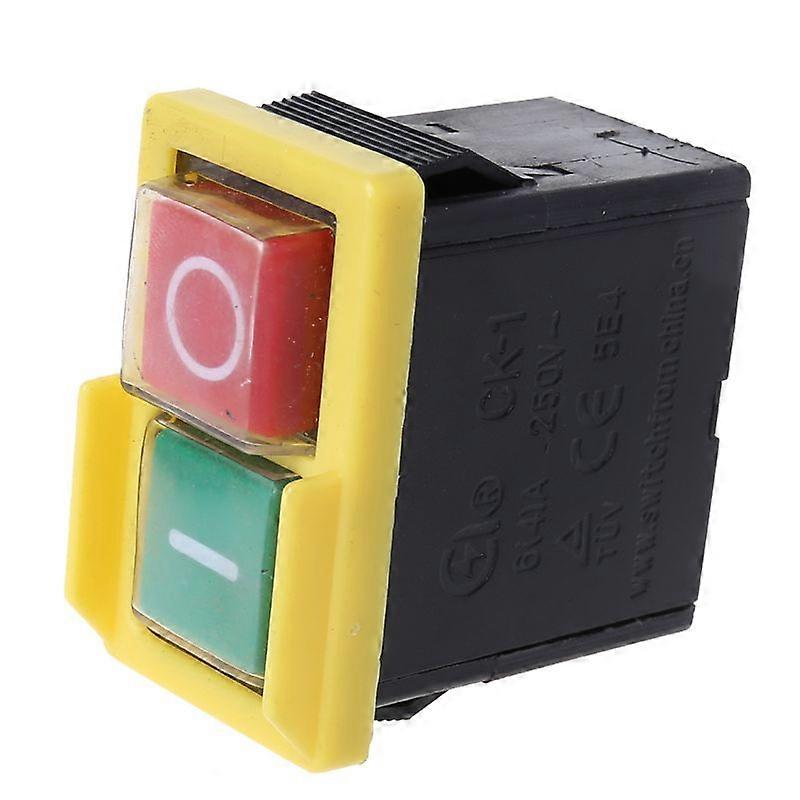 250v 6a Ac Waterproof Button Machine Saw Blade Drilling Machine Open And Close Switch Control Box Electromagnetic A0ke