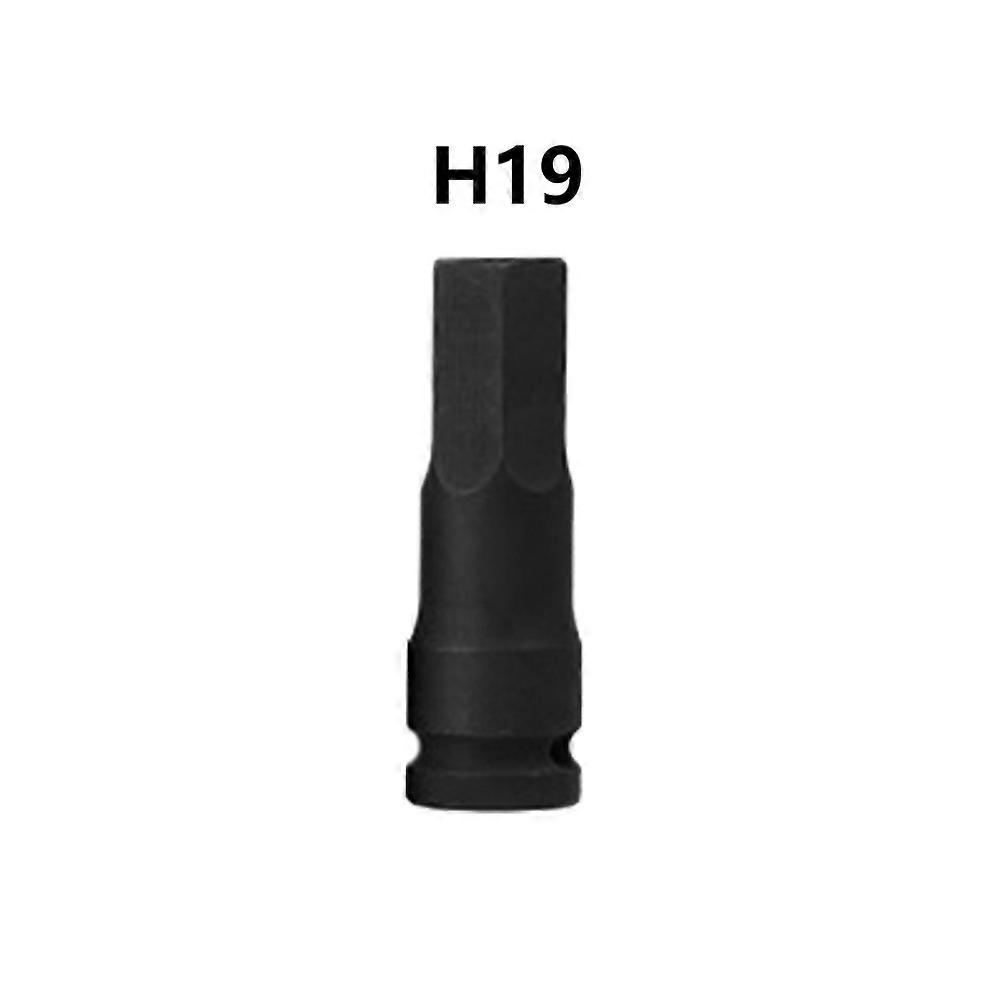 1pc Electric Drill Socket Adapter H4-h19 1/2 Hexagon Air Impact Wrench Hex Head Socket Adapter