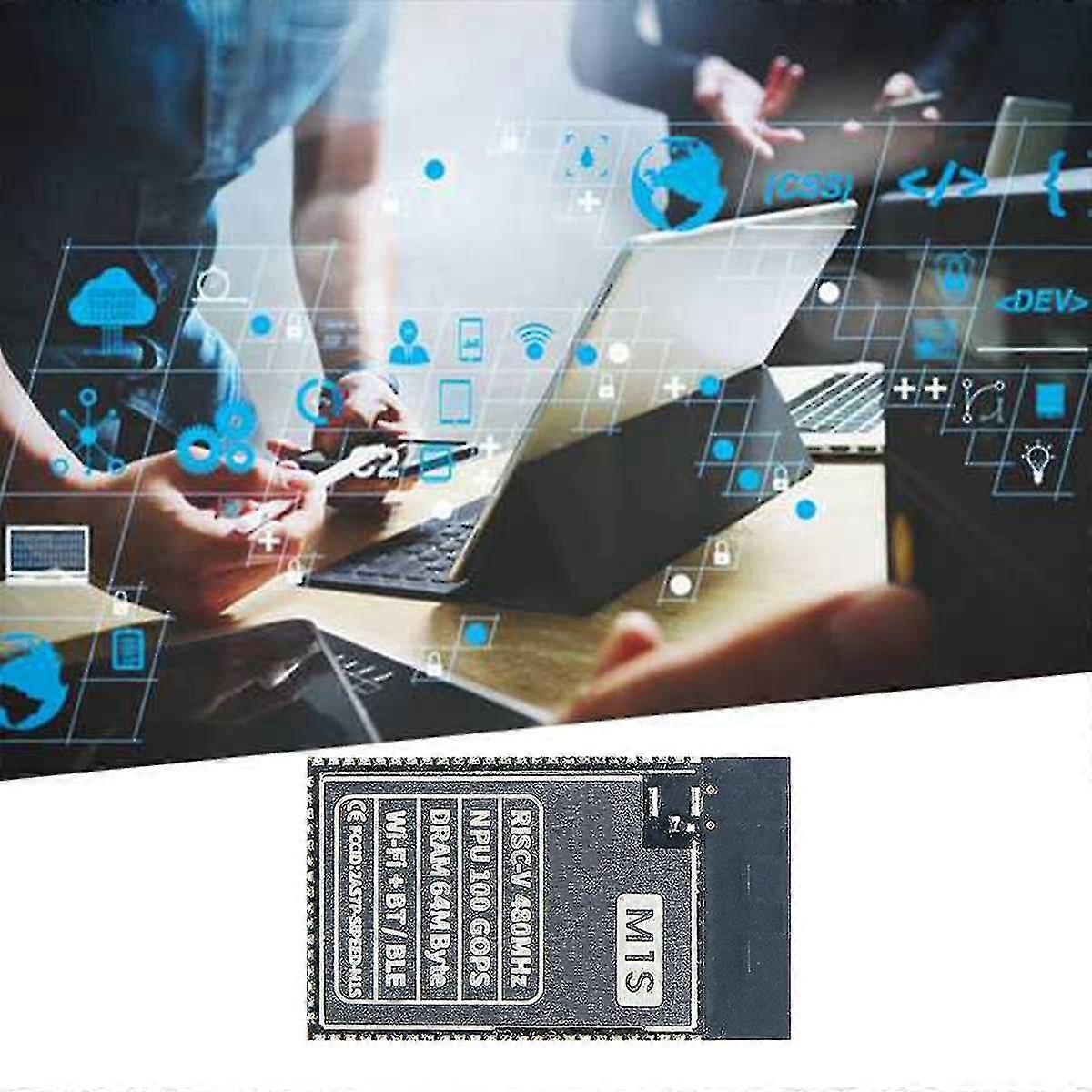 Compatibele M1s Module Bl808 Rv64 480mhz+rv32 320mhz+npu Blai 100gops 16mbyte Spi Flash 2.4g Wifi/bt/ Core-dt_Feb