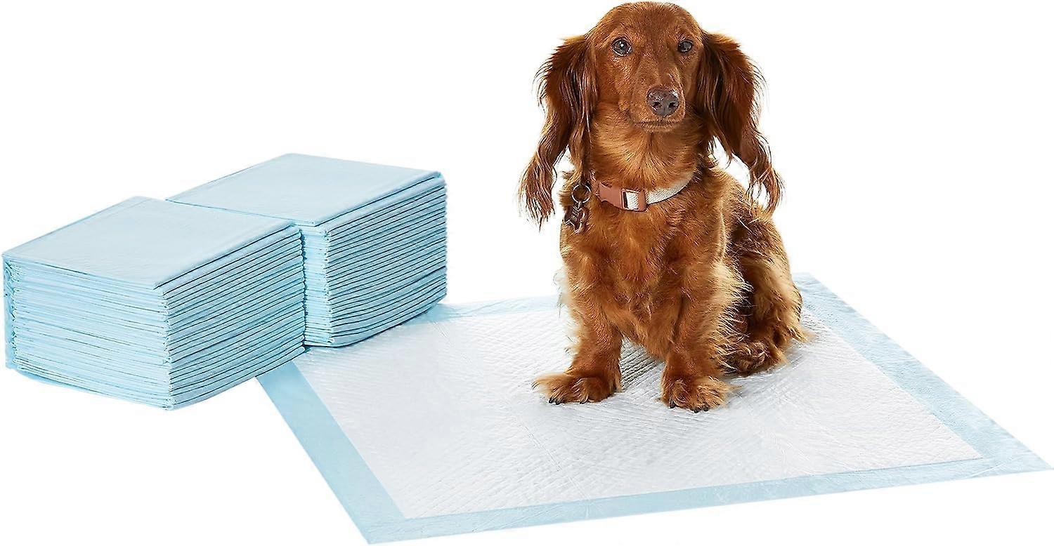 Dog Training Mats, Leak Proof, 5-Ply Design with Quick Dry Surface, Regular, 40/50 Count, Blue