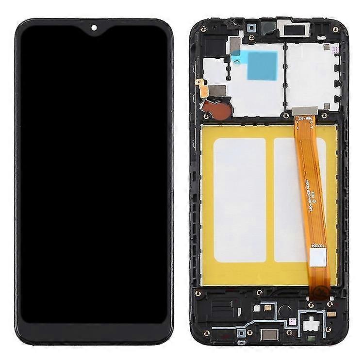 OEM LCD Screen and Digitizer Assembly+Frame Repair Part Compatible with Samsung Galaxy A20e SM-A202F