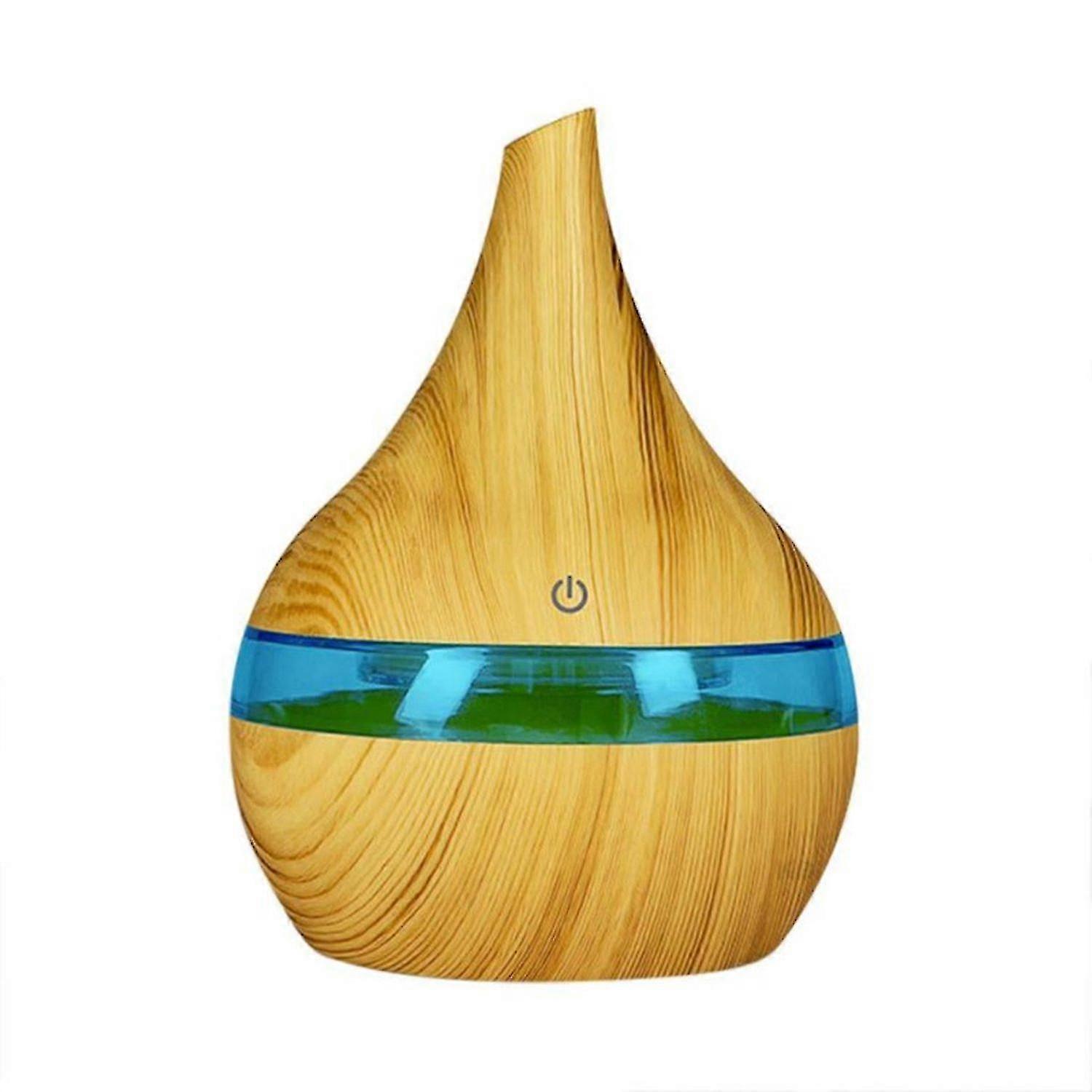 humidifier with led light-light wood