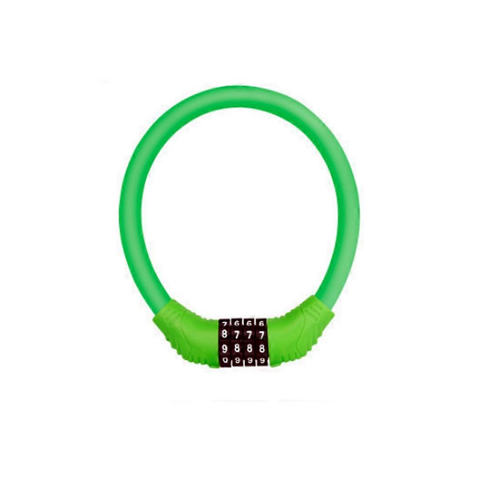 2pcs Bicycle lock, Bicycle lock with 4-digit code and metal bicycle lock