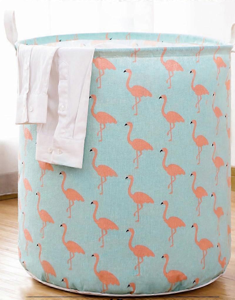 Foldable Laundry Basket for Children's Toys Storage Bucket (E, Style)