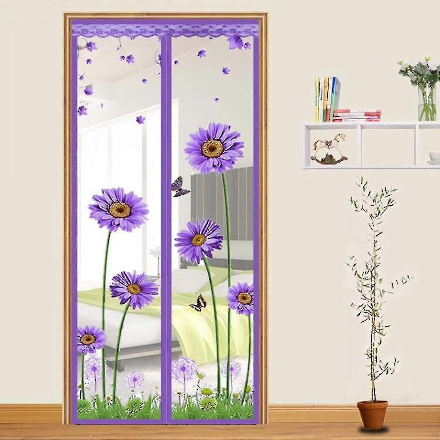 Mosquito Net Magnetic Window Door, Magnetic Sliding Mosquito Net Magnetic Window Magnetic Door Curtain 90x210cm