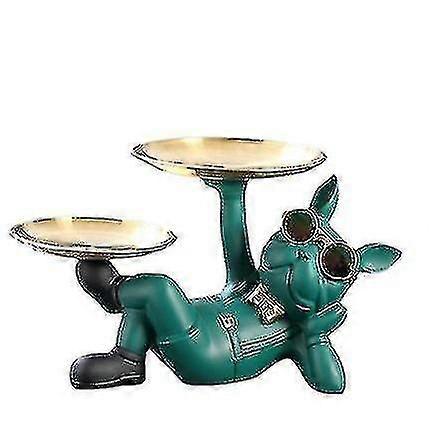 Bulldog With Tray - Statue High Quality
