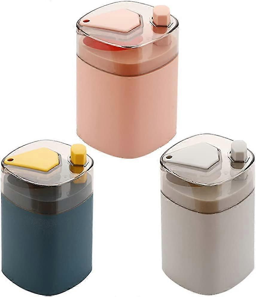 3pcs Toothpick Dispenser,automatic Toothpick Holder,creative Toothpick Box,portable Plastic