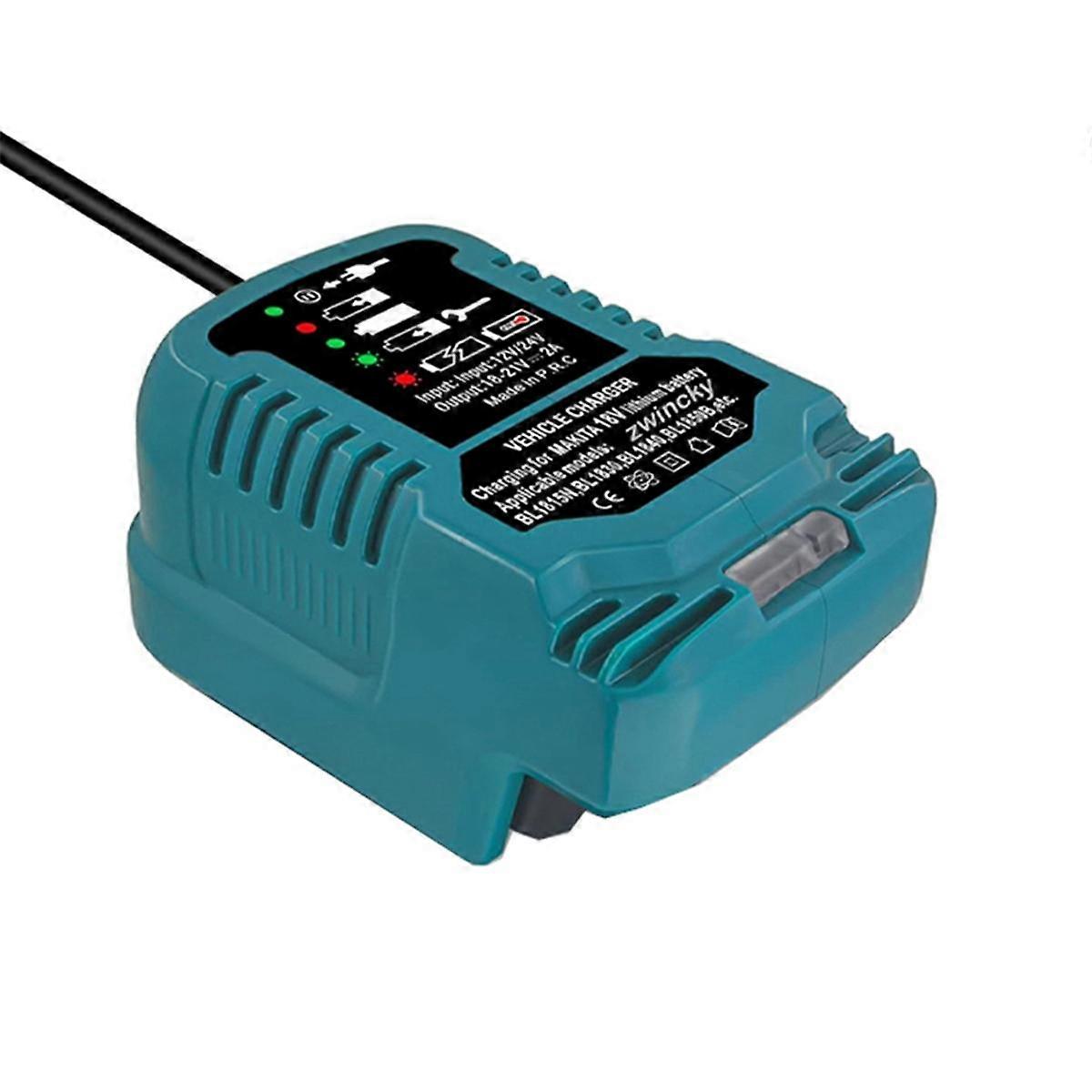 Přenosná mini nabíječka baterií pro 18V Li-ion baterii pro BL1415 BL1420 BL1815 BL1830 BL1840 BL1860