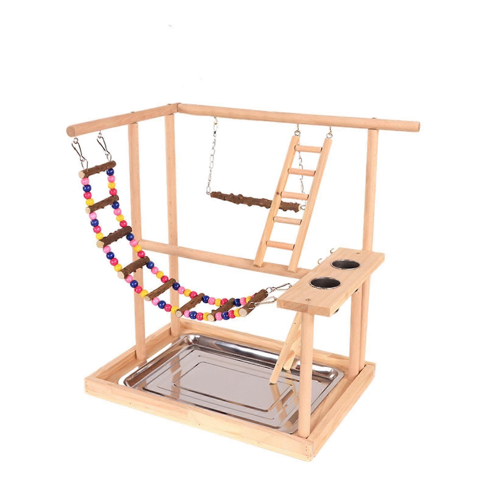 Parrot Playground Bird Play Stand for Cockatoo Lovebirds Activity Toy