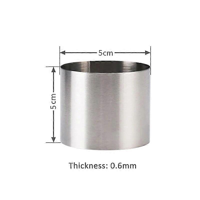 5/6/8CM Cake Ring Mold Round Shape DIY Baking Tool Perforated Ring Reusable Mousse Circle Pastry Gadget Kitchen Accessories